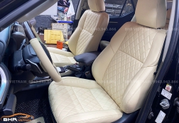 Bọc ghế da bò thật Toyota Fortuner